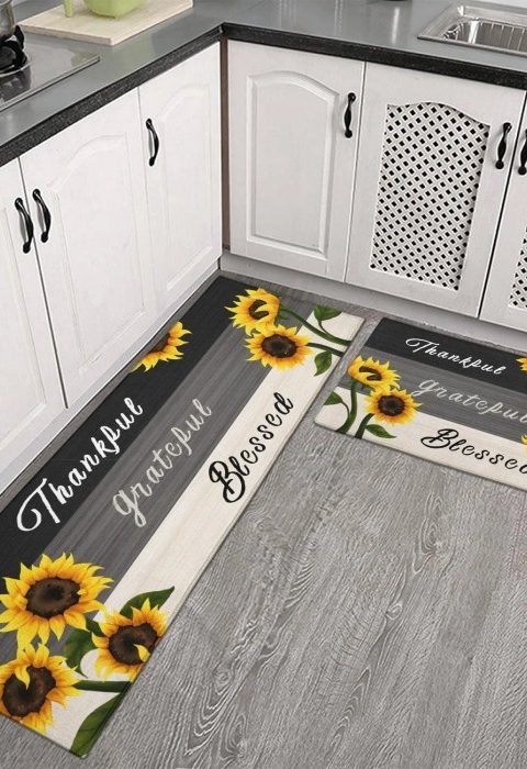 Sunflower kitchen decor set