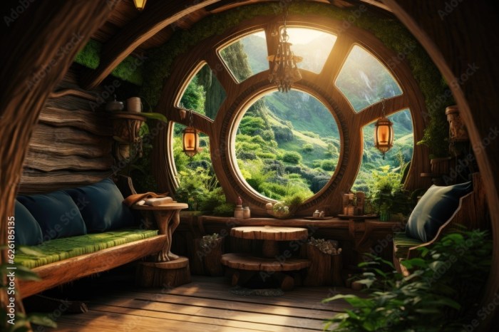 Hobbit house interior design