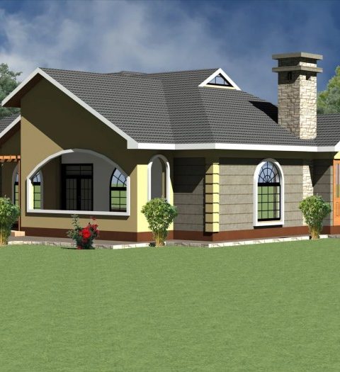 Modern 4 bedroom house design