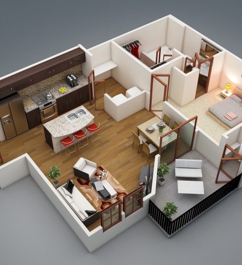 Single bedroom house design