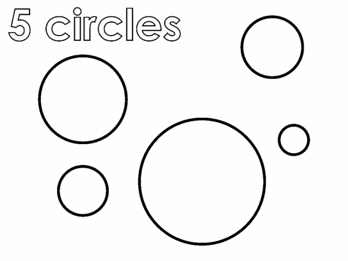 Coloring pages circle