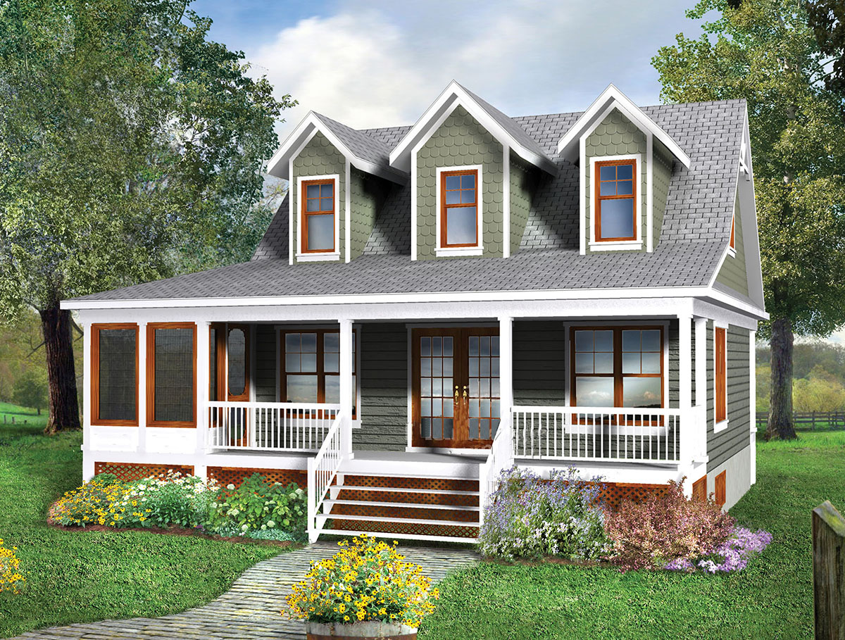 2 storey cottage house design