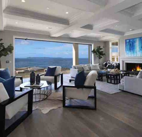 Modern beach house interior design