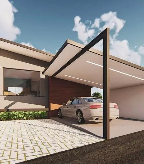 House design with carport