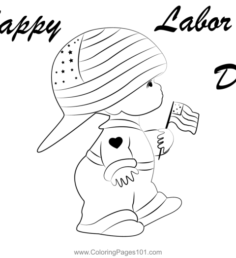 Coloring pages for labor day