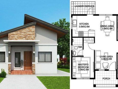 Bungalow house design plan