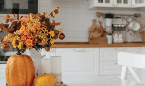 Fall kitchen wall decor