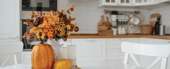 Fall kitchen wall decor