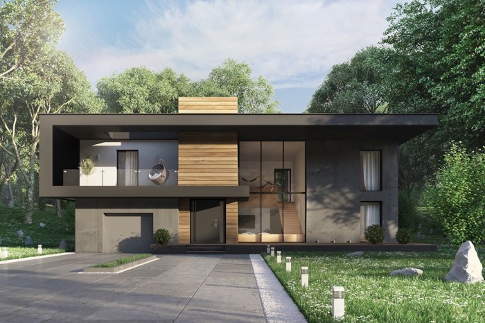 Modern exterior design for small houses