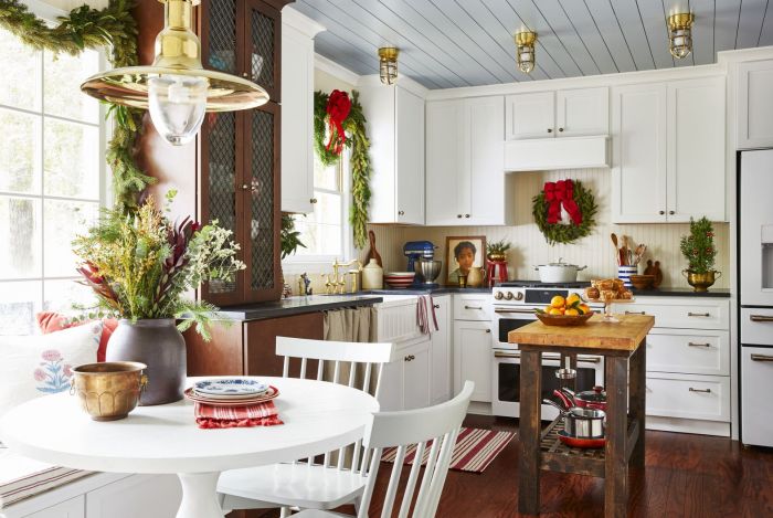 Christmas decor ideas kitchen