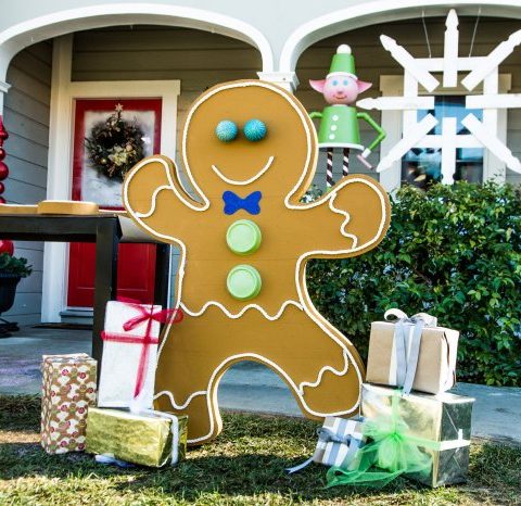 Gingerbread man kitchen decor