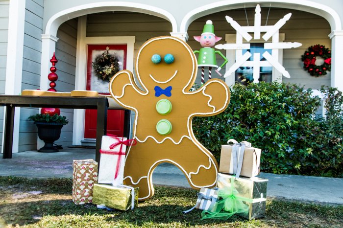 Gingerbread man kitchen decor