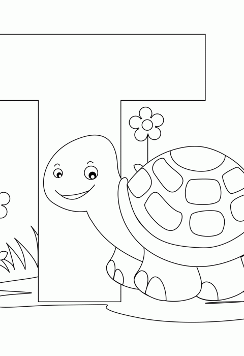 Coloring pages for letters