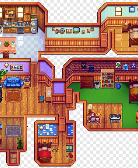 Japanese stardew valley house design