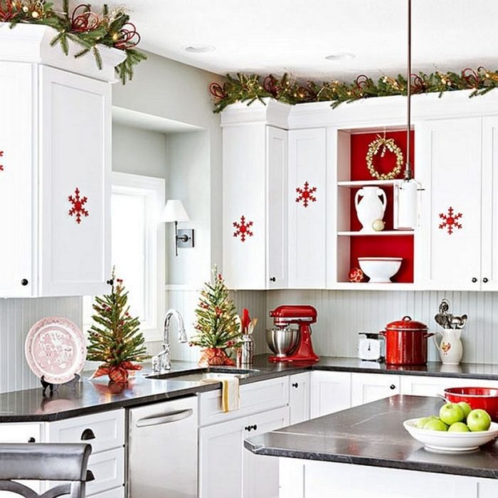 Christmas decor ideas kitchen