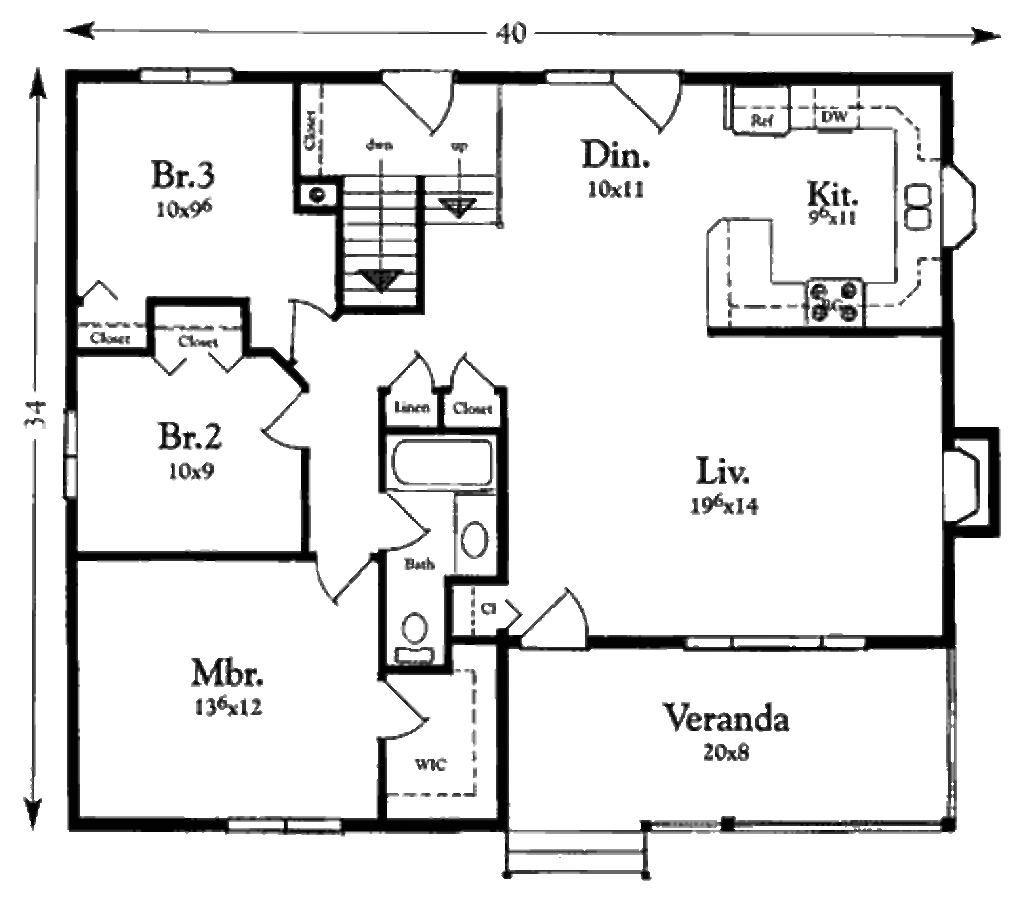 House design for 1200 sq ft