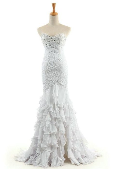 White dance dress wedding