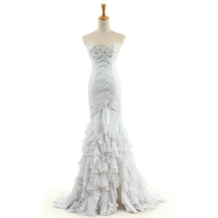 White dance dress wedding