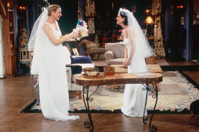 Wedding dress friends episode