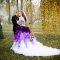 Wedding Dress in Purple A Regal Choice