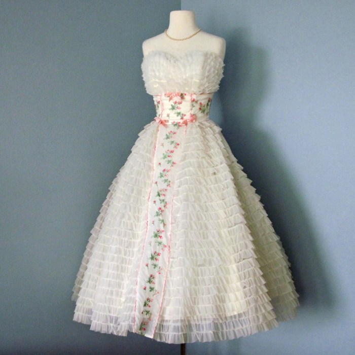 50s style wedding dresses tea length