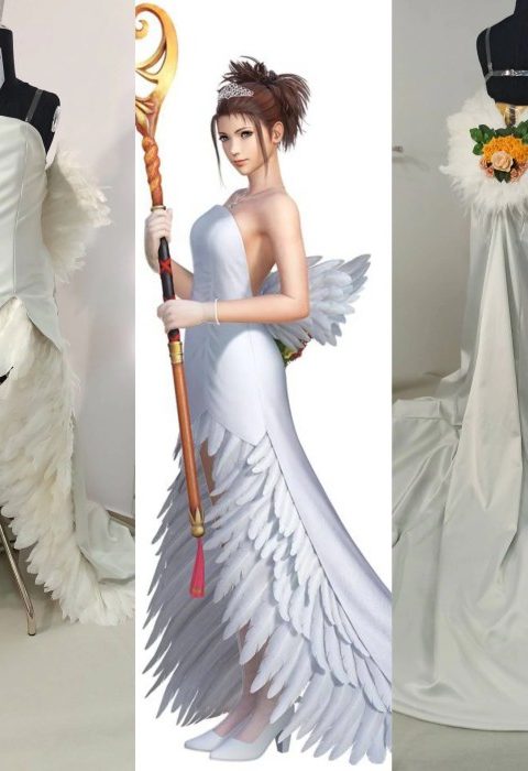 Final fantasy x yuna wedding dress