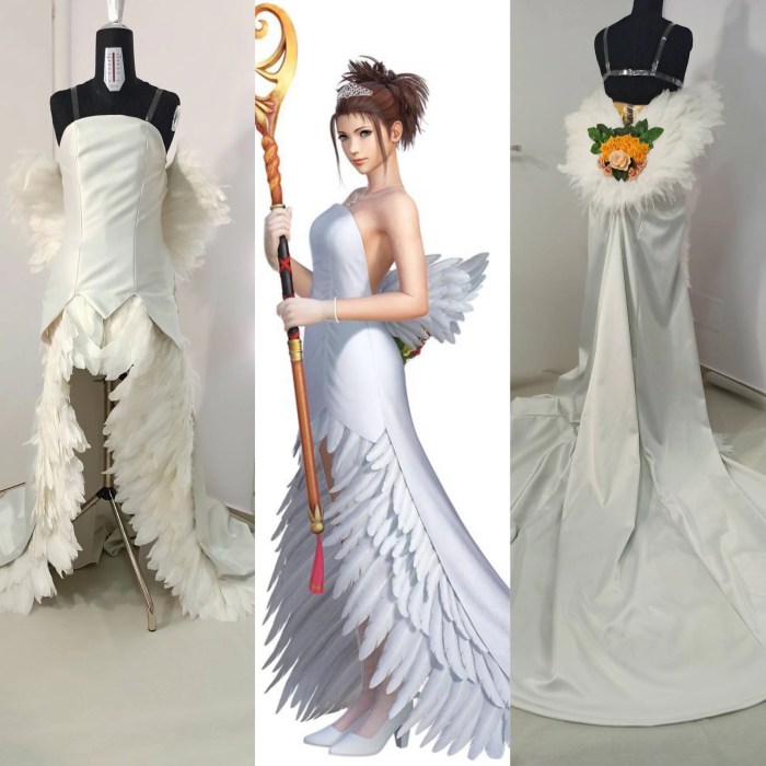 Final fantasy x yuna wedding dress