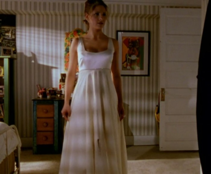 Buffy the vampire slayer wedding dress